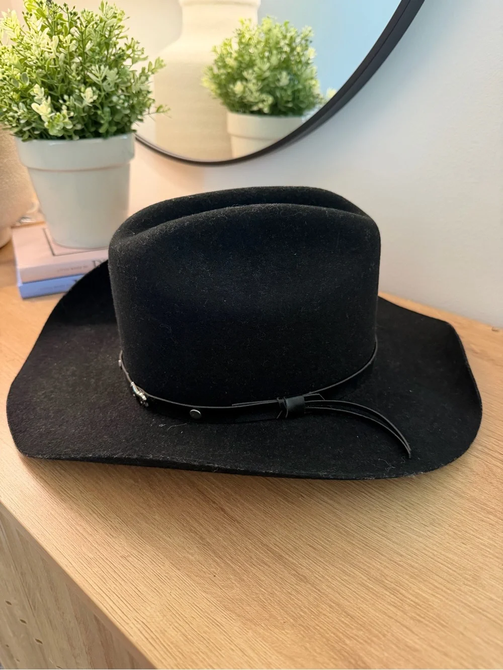 Bullhide Montecarlo Classic Black Felt Cowboy Hat - Western Accessory